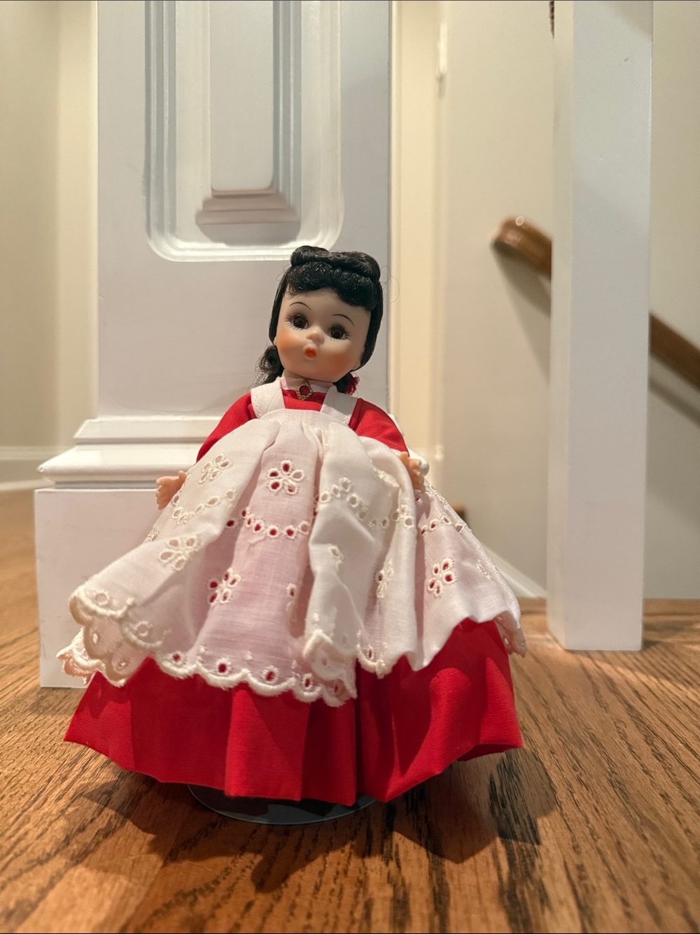 Madame Alexander Little Women Jo figure with stand